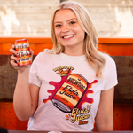 Cream Elvis Juice Short Sleeve Abbreviated T-Shirt